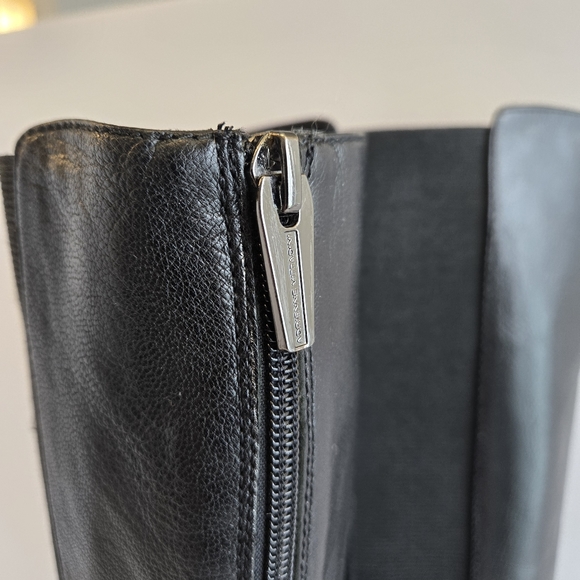 Beautiful Adrienne Vittadini Kitten Heels Leather Boots - Picture 7 of 12